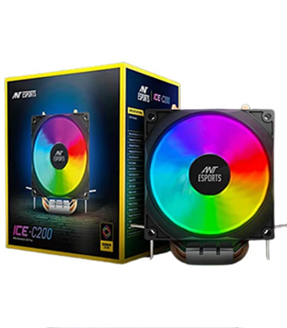 Ant Esports ICE-C200 120mm CPU Air Cooler (Pre-owned)