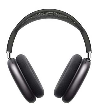 Apple AirPods Max Space Gray With Black Headband Wireless Over-Ear Headphones (Pre-owned)