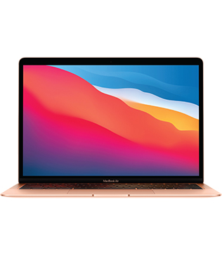 Apple MacBook Air A2337 (2020) M1 chip, 8-core CPU, 7-core GPU, 8GB RAM, 256GB SSD 13.3 Inch (Gold) (Minor Dead Pixels & Minor Dent) (Pre-owned)