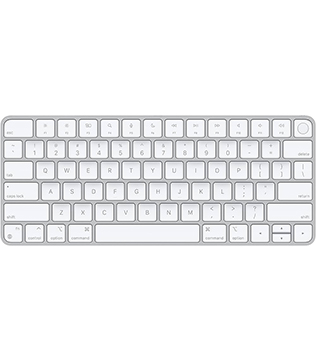 Apple Magic Wireless Keyboard with Touch ID (A2449) Silver (Pre-owned)