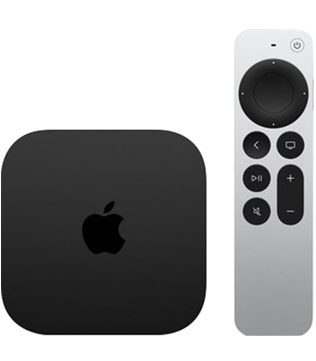 Apple TV 4K 3rd Gen 128GB (A2843) With Remote (A2854) (Pre-owned)