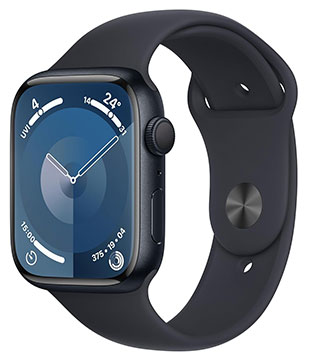Apple Watch Series 8 (GPS, 41mm) Midnight Aluminum Case With Midnight Sport Band Smart Watch (Pre-owned)