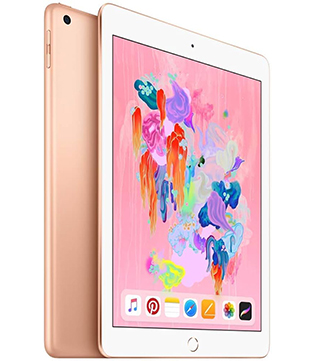 Apple iPad (6th Gen) (A1893) 32 GB ROM 9.7 inch with Wi-Fi Only (Gold) (Pre-owned)