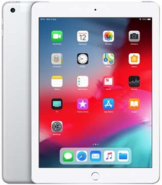 Apple iPad (6th Gen) (A1954) 32 GB 9.7 Inch with Wi-Fi + Cellular (Silver) (Pre-owned)