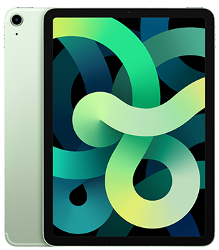 Apple iPad Air (4th Gen) (A2072) 256 GB 10.9 Inch with Wi-Fi + Cellular (Green) (Pre-owned)