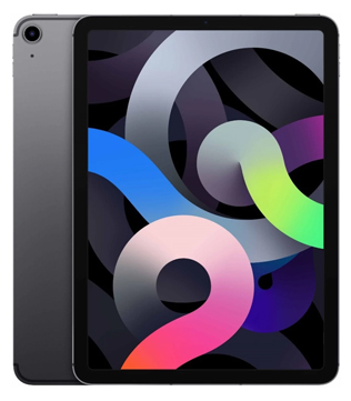Apple iPad Air (4th Gen) (A2072) 64 GB 10.9 Inch with Wi-Fi + Cellular (Space Grey) (Pre-owned)