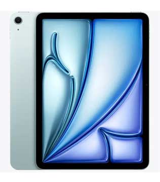 Apple iPad Air M2 (A2902) 128 GB 11 Inch with Wi-Fi Only (Blue) (Pre-owned)