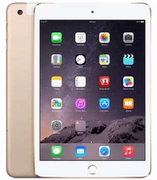 Apple iPad Mini (3rd Gen) (A1599) 64 GB 7.9 Inch with Wi-Fi Only (Gold) (Pre-owned)