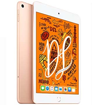Apple iPad Mini (5th Gen) (A2124) 64 GB ROM 7.9 inch with Wi-Fi + Cellular (Gold) (Pre-owned)