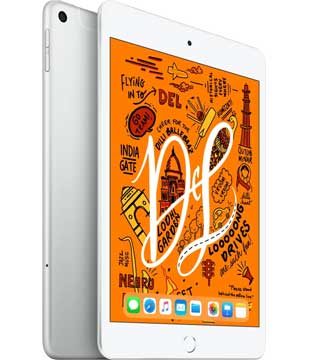 Apple iPad Mini (5th Gen) (A2133) 64 GB ROM 7.9 inch with Wi-Fi Only (Silver) (Pre-owned)