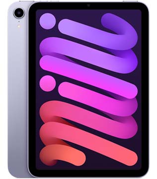 Apple iPad Mini (6th Gen) (A2567) 64 GB ROM 8.3 Inch with Wi-Fi Only (Purple) (Pre-owned)