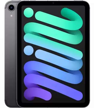 Apple iPad Mini (6th Gen) (A2568) 64 GB ROM 8.3 Inch with Wi-Fi + Cellular (Space Grey) (Pre-owned)