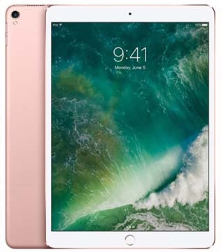 Apple iPad Pro (1st Gen) (A1709) 64 GB ROM 10.5 Inch with Wi-Fi + Cellularl (Rose Gold) (Pre-owned)