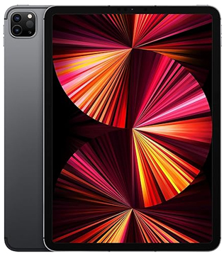 Apple iPad Pro (3rd Gen) (A2459) 128 GB 11 Inch with Wi-Fi + Cellular (Space Gray) (Minor Screen Discoloration) (Pre-owned)