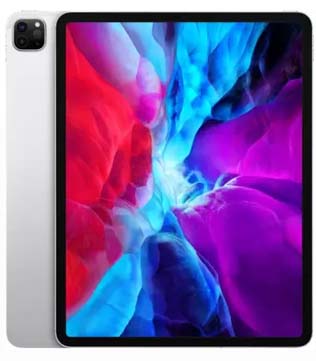 Apple iPad Pro (4th Gen) (A2229) 128 GB 12.9 Inch with Wi-Fi Only (Silver) (Pre-owned)