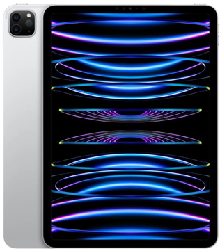 Apple iPad Pro (4th Gen) (A2759) 128 GB 11 Inch with Wi-Fi Only (Silver) (Pre-owned)