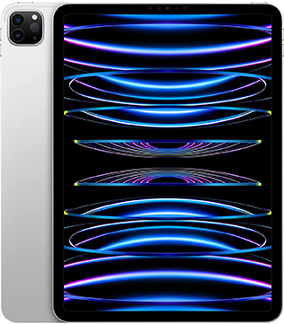 Apple iPad Pro (4th Gen) (A2759) 128 GB 11 Inch with Wi-Fi Only (Silver) (Pre-owned)