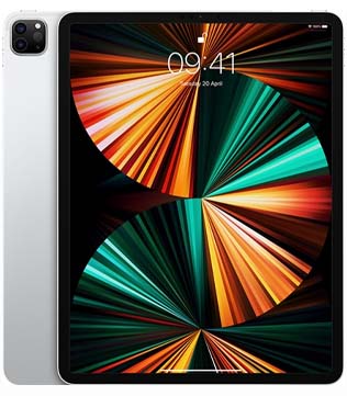 Apple iPad Pro (5th Gen) (A2378) 128 GB 12.9 Inch with Wi-Fi Only (Silver) (Minor Scratches) (Pre-owned)