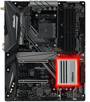 Asrock X470 Master SLI Motherboard (Pre-owned)