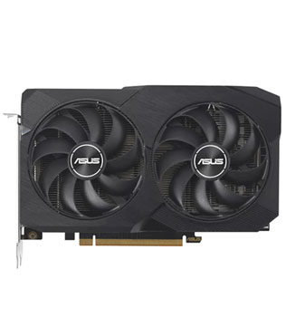 Asus AMD Radeon Dual RX 7600 EVO OC Edition 8GB GDDR6 (DUAL-RX7600-O8G-EVO) Graphics Card (Pre-owned)