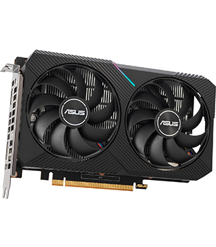 Asus Dual AMD RX 6400 4GB GDDR6 (DUAL-RX6400-4GB) Graphics Card (Pre-owned)