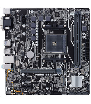 Asus PRIME B350M-K Motherboard (Pre-owned)