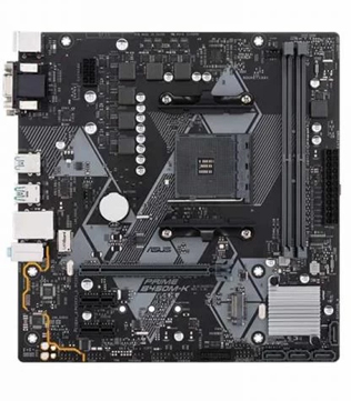 Asus PRIME B450M-K Motherboard (Without I/O Shield) (Pre-owned)