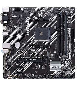 Asus Prime A520M-A Motherboard (Pre-owned)
