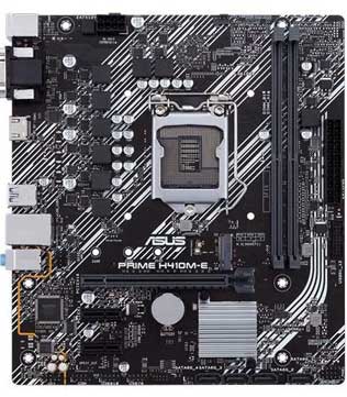 Asus Prime H410M-E (Without IO Shield) Motherboard (Pre-owned)