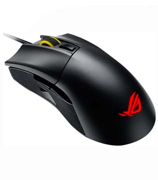 ASUS ROG Gladius 2 Ergonomic Optical Gaming Mouse (P502) (Black) (Pre-owned)