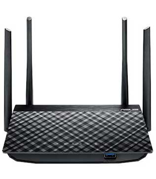 Asus RT-AC58U AC1300 Dual Band Gigabit Wireless Router (Black) (Pre-owned)