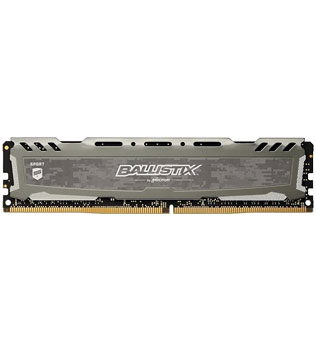 Ballistix Sport 8GB DDR4 2400MHz (BLS8G4D240FSB) (Gray) Desktop RAM (Pre-owned)