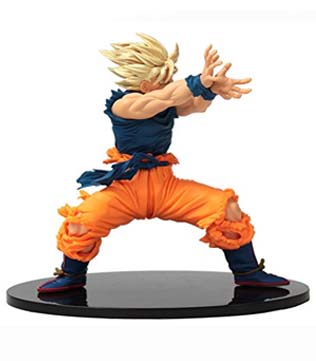 Banpresto Dragon Ball Z Scultures Figure 6.5 Inch Super Saiyan Goku Action Figure (Pre-owned)