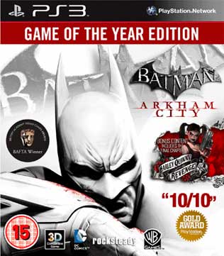Batman Arkham City GOTY PS3 (Pre-owned)