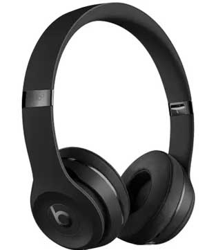 Beats Solo3 Bluetooth Wireless On Ear Headphones with Mic (Silver, Black) (Pre-owned)