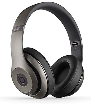 Beats Studio3 Wireless Noise Cancelling Over-Ear Headphones (Titanium) (Pre-owned)