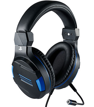 Bigben Black Stereo Gaming Headset (PS5, PS4, Xbox Series, Xbox One, Nintendo Switch, PC) (Open Box)