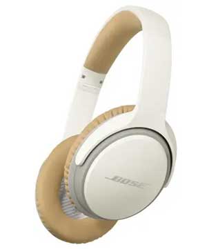 Bose SoundLink Around Ear II Bluetooth Gaming Headphone (White, On the Ear) (Pre-owned)
