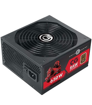 CIRCLE Gaming CG Raw 650W Bronze Non Modular Power Supply (Pre-owned)