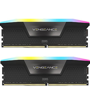 CORSAIR VENGEANCE RGB 32GB DDR5 (16GBX2) 7000MHz (CMH32GX5M2X7000C34) Desktop RAM (Pre-owned)