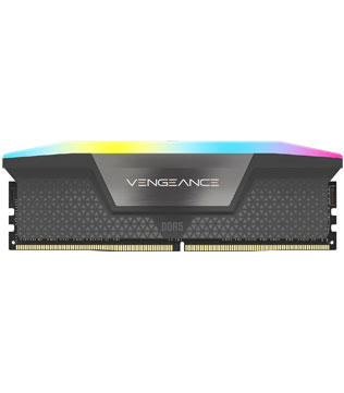 CORSAIR Vengeance RGB 32GB DDR5 5200MHz (CMH32GX5M1B5200Z40) Desktop RAM (Gray) (Pre-owned)