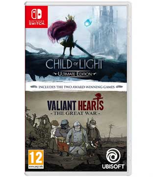Child of Light Plus Valiant Hearts Nintendo Switch (Pre-owned) (Without Original Box Cover)