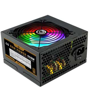 Circle CG Raw Power 650W RGB Pro 80 Plus Bronze Power Supply (Pre-owned)