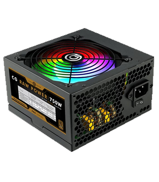 Circle CG Raw Power 750 Watt RGB Pro 80 Plus Bronze Power Supply (Pre-owned)