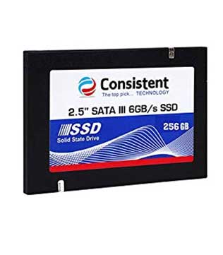 Consistent 256GB 2.5 Inch SATA (CTSSD256S6) Internal Solid State Drive (Pre-owned)