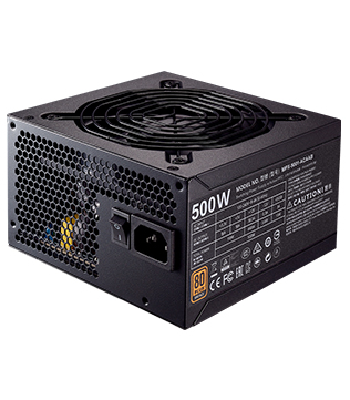 Cooler Master 500 Watt Power Supply Bronze Power Supply (Pre-owned)