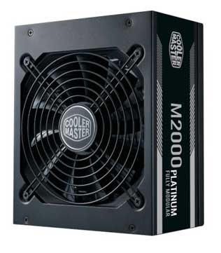Cooler Master M2000 80 Plus Platinum 2000 Watt Fully Modular Power Supply (Pre-owned)