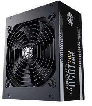 Cooler Master MWE 1050 Watt V2 80 Plus Gold Power Supply