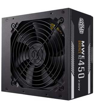 Cooler Master MWE 450 Watt V2 80 Plus Bronze Power Supply (Pre-owned)