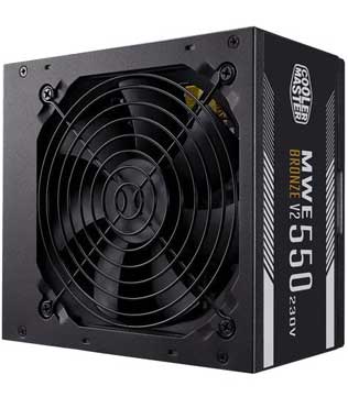 Cooler Master MWE 550 Watt V2 80 Plus Bronze Power Supply